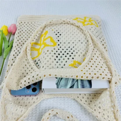 Aesthetic Hollow Out Tote Bags - Image 2