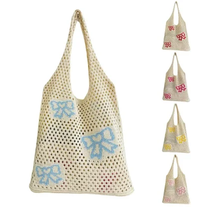 Aesthetic Hollow Out Tote Bags - Image 6